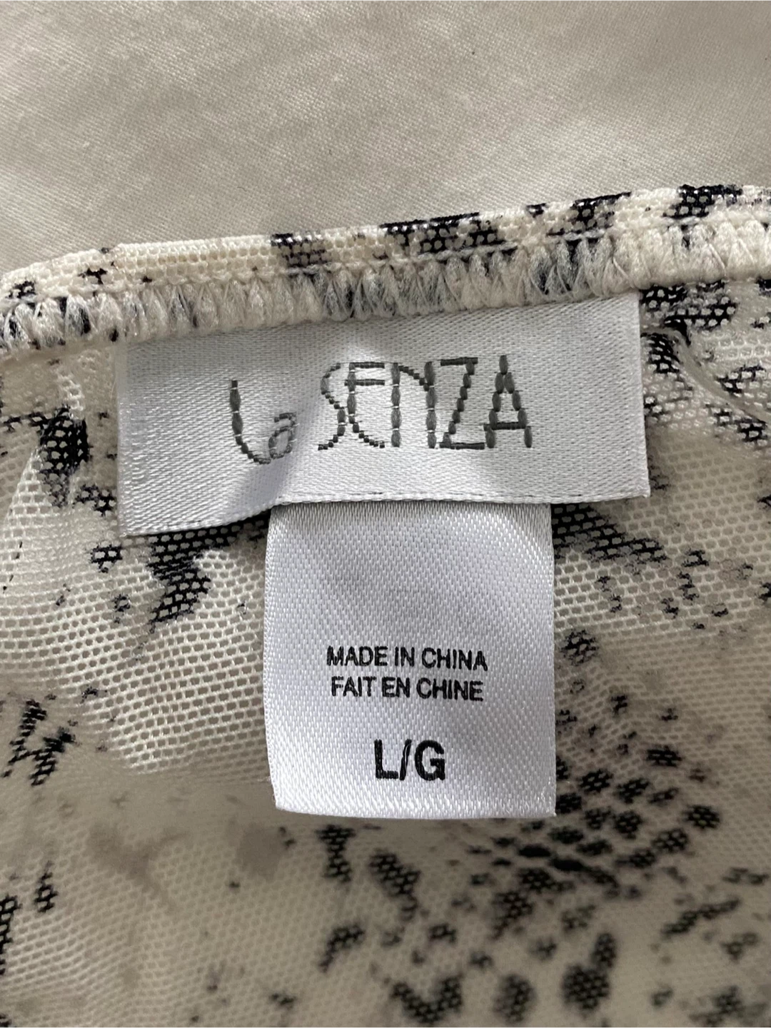 Sheer Snake print sleeveless top - photo 4