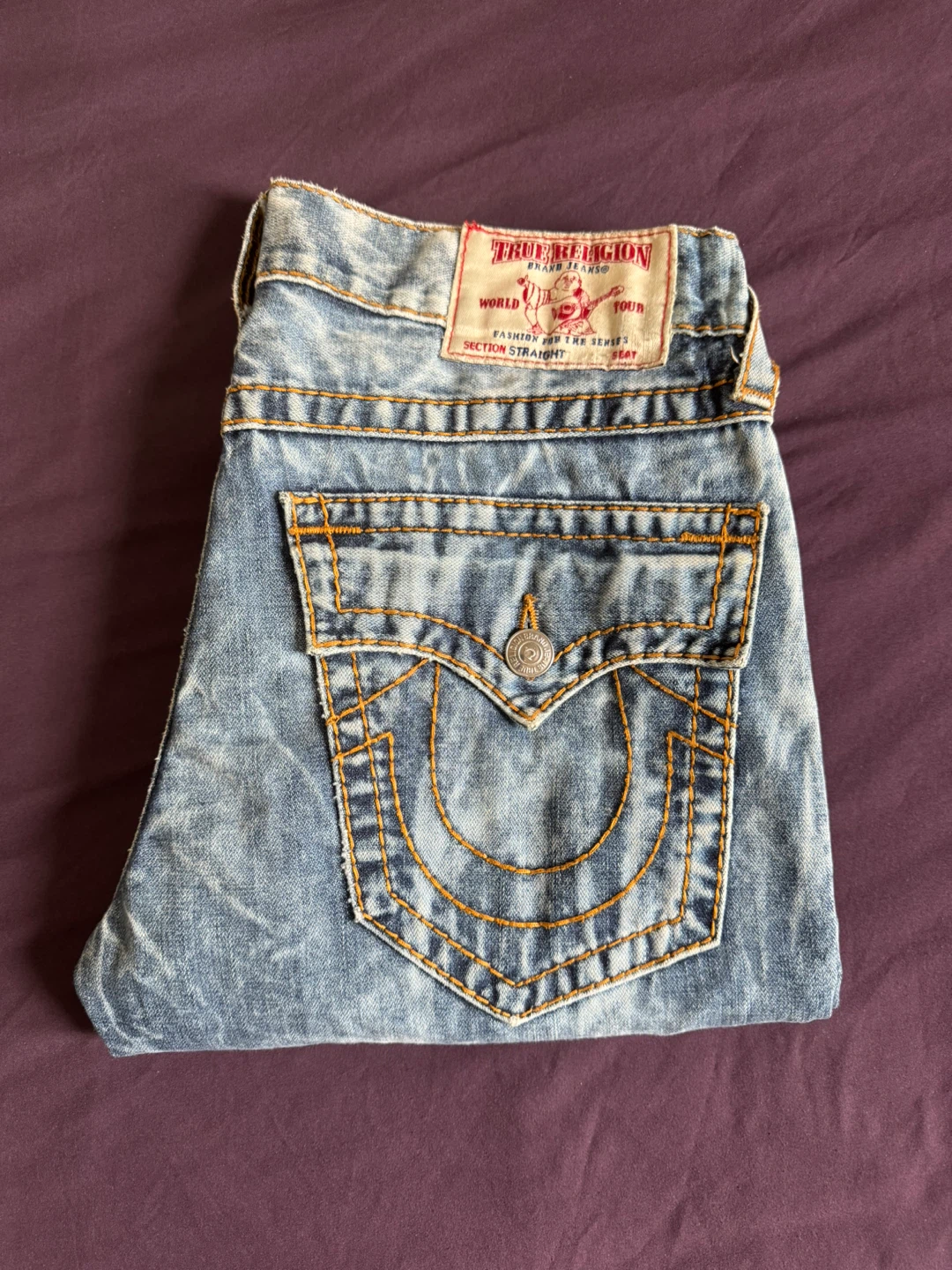 Men’s True Religion Jeans Big T Ricky Relaxed Straight Fit