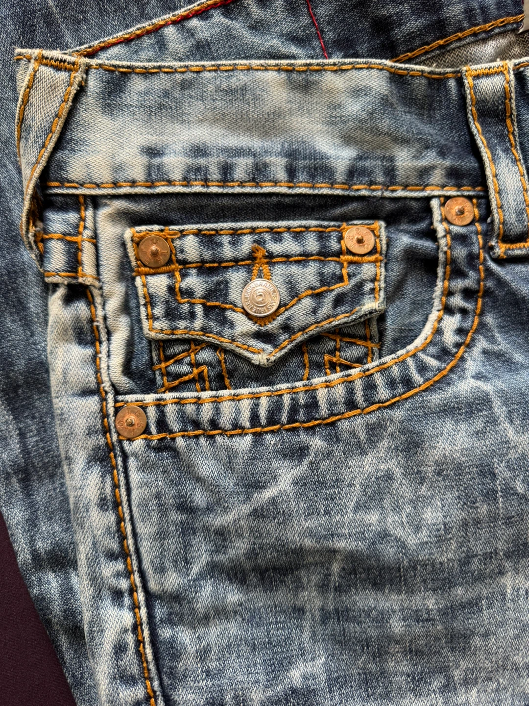 Men’s True Religion Jeans Big T Ricky Relaxed Straight Fit - photo 2