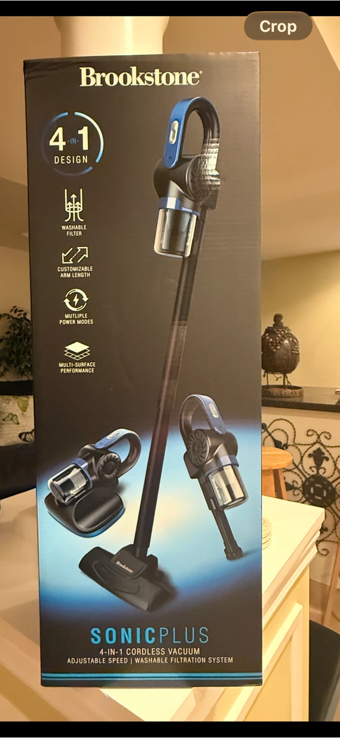 Brookstone SONICPLUS 4-in-1 Cordless Vacuum