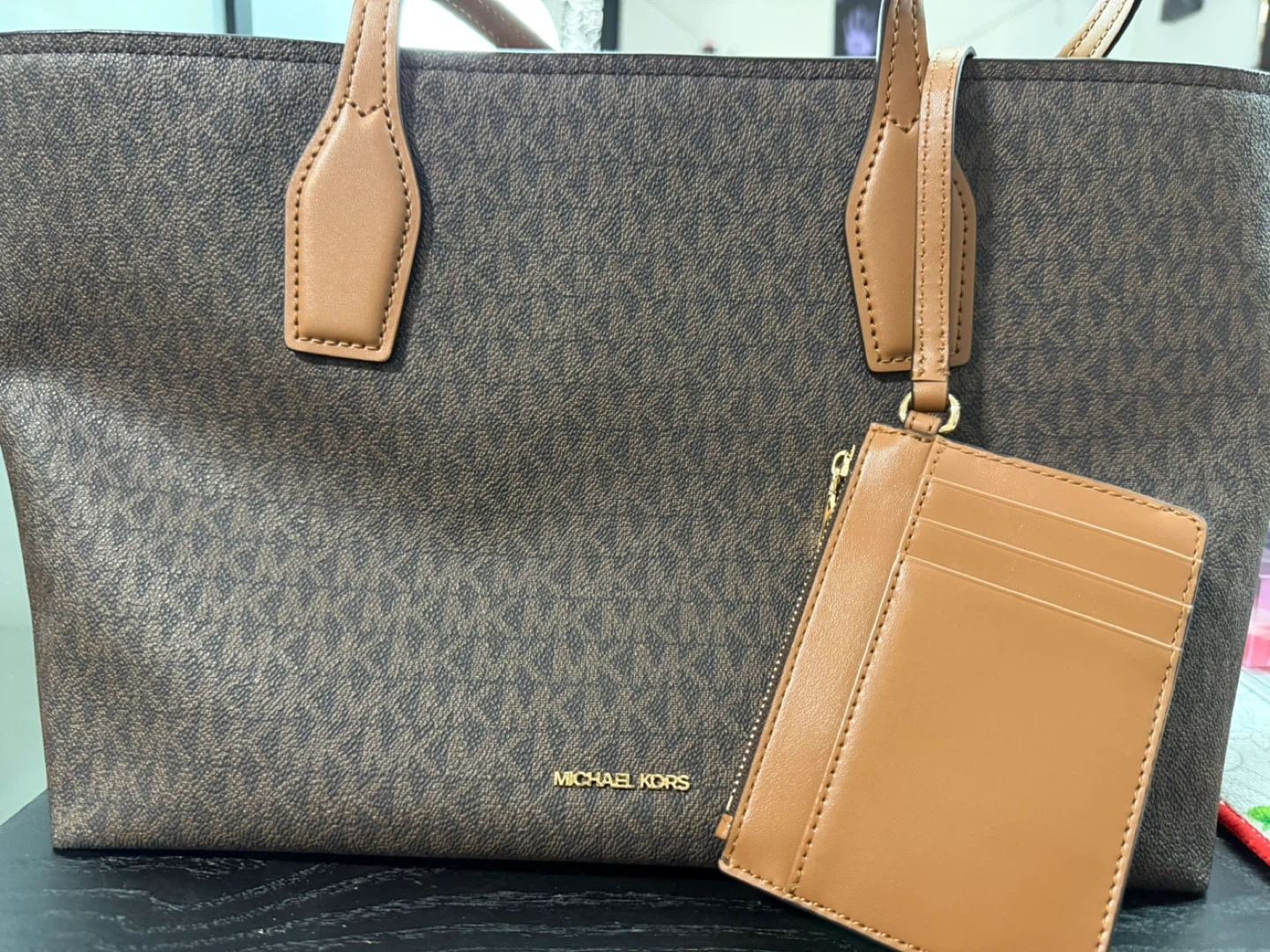 Michael Kors Tote Bag with Card Holder