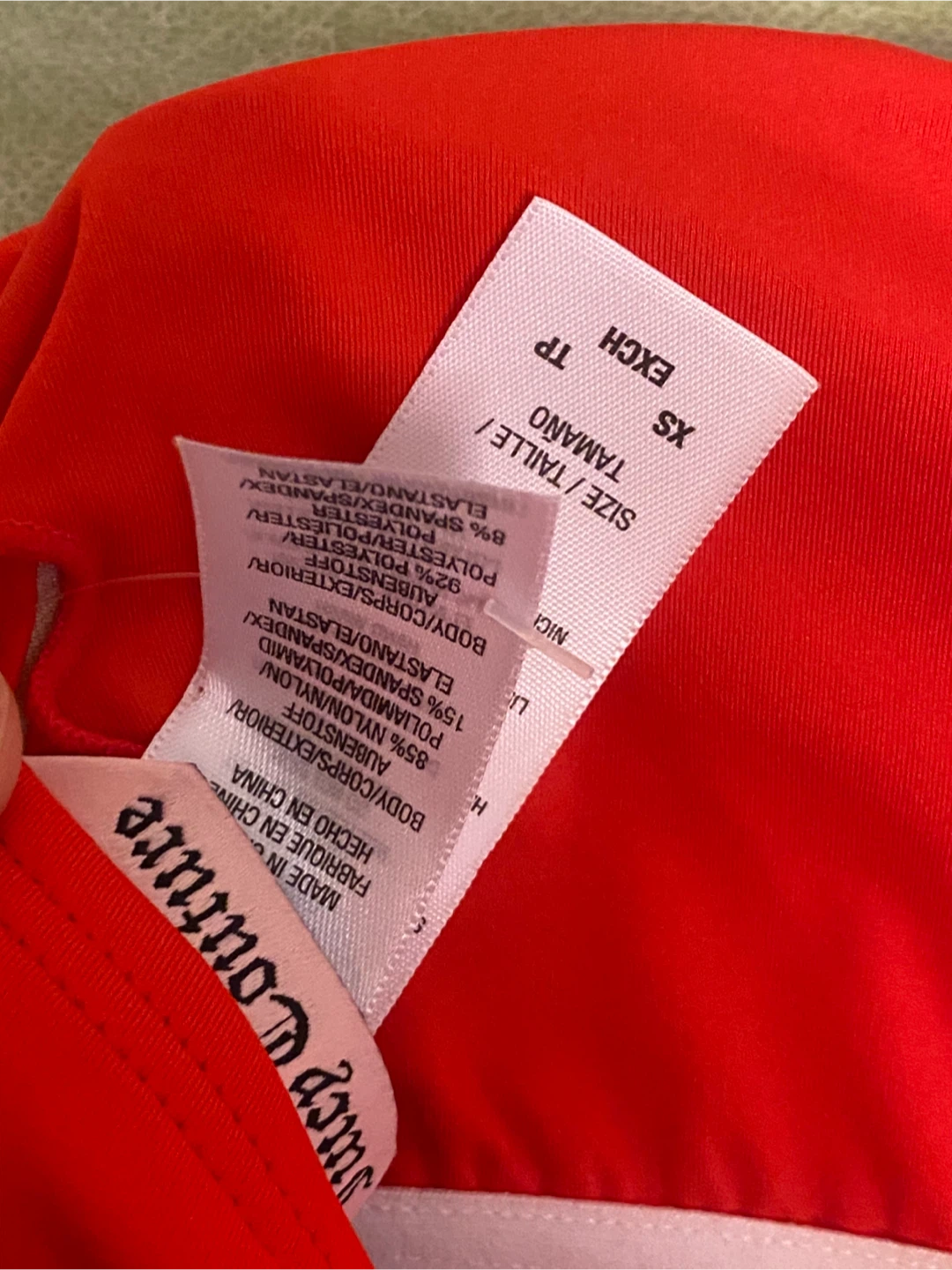 Juicy Couture Red Bandeau Swimdress - XS - photo 5