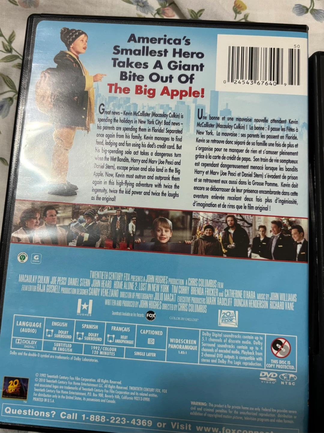 Home Alone 2: Lost in New York and Raise your voice DVD - photo 3