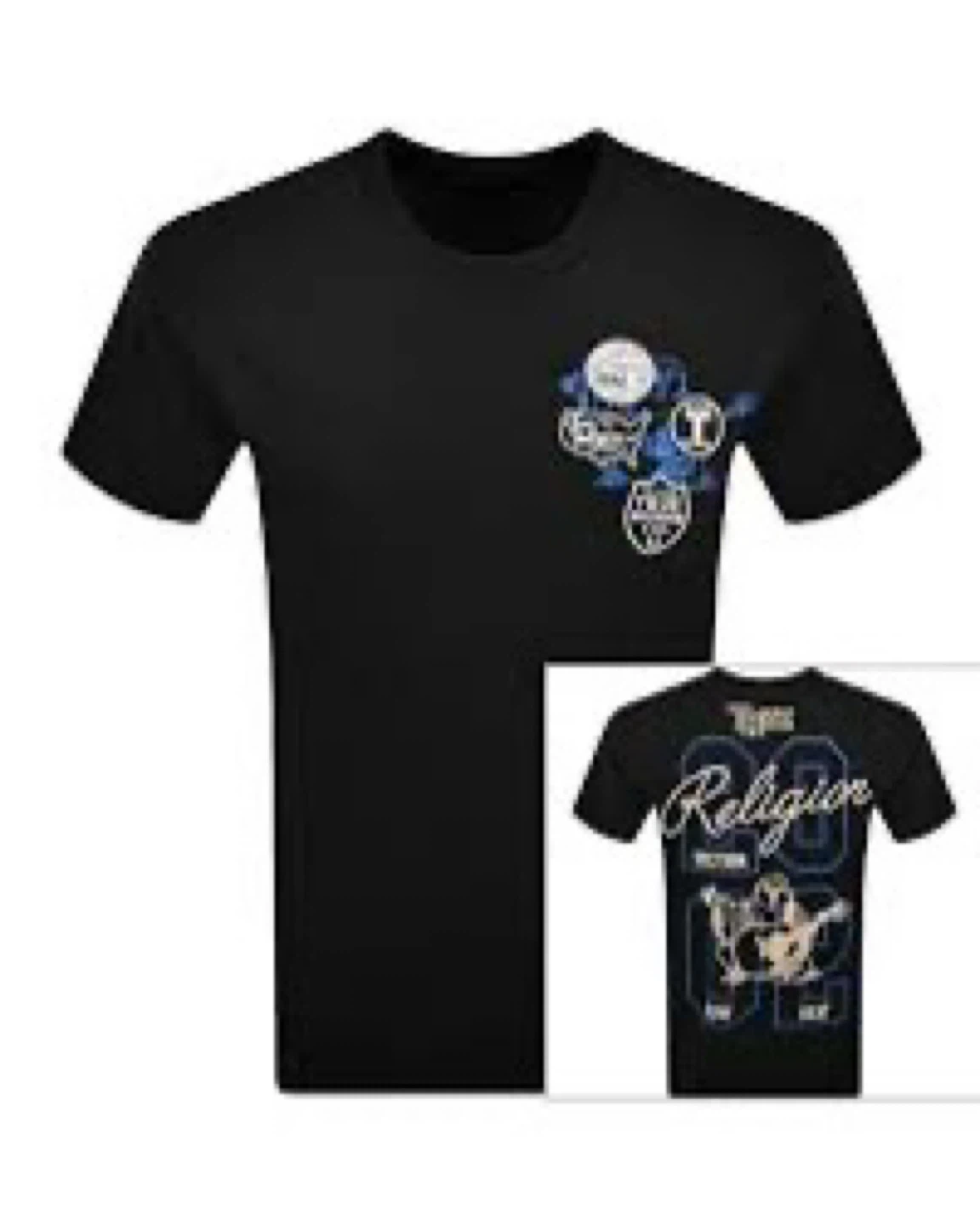 True Religion Black Graphic T-Shirt - photo 2