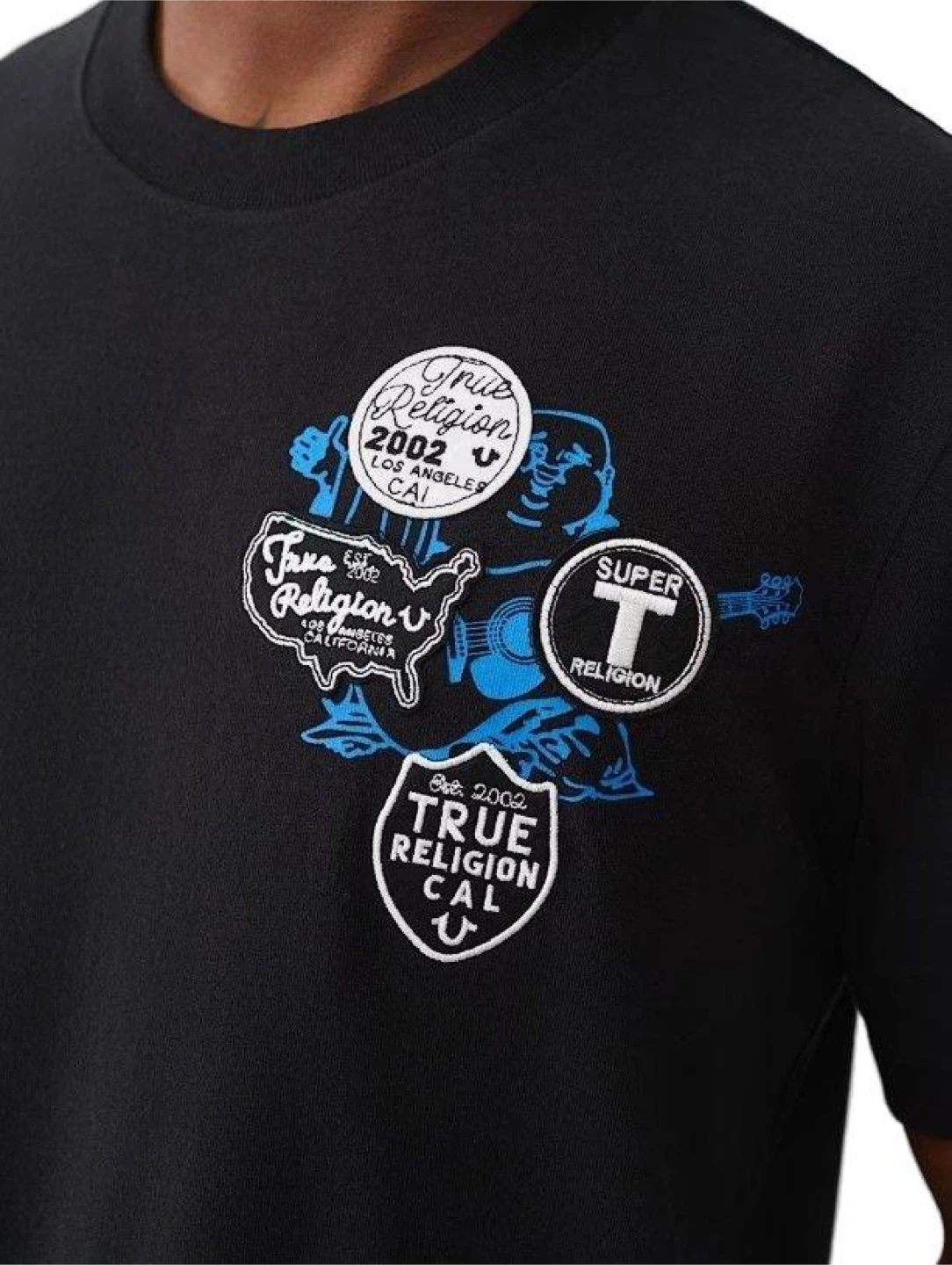 True Religion Black Graphic T-Shirt - photo 3