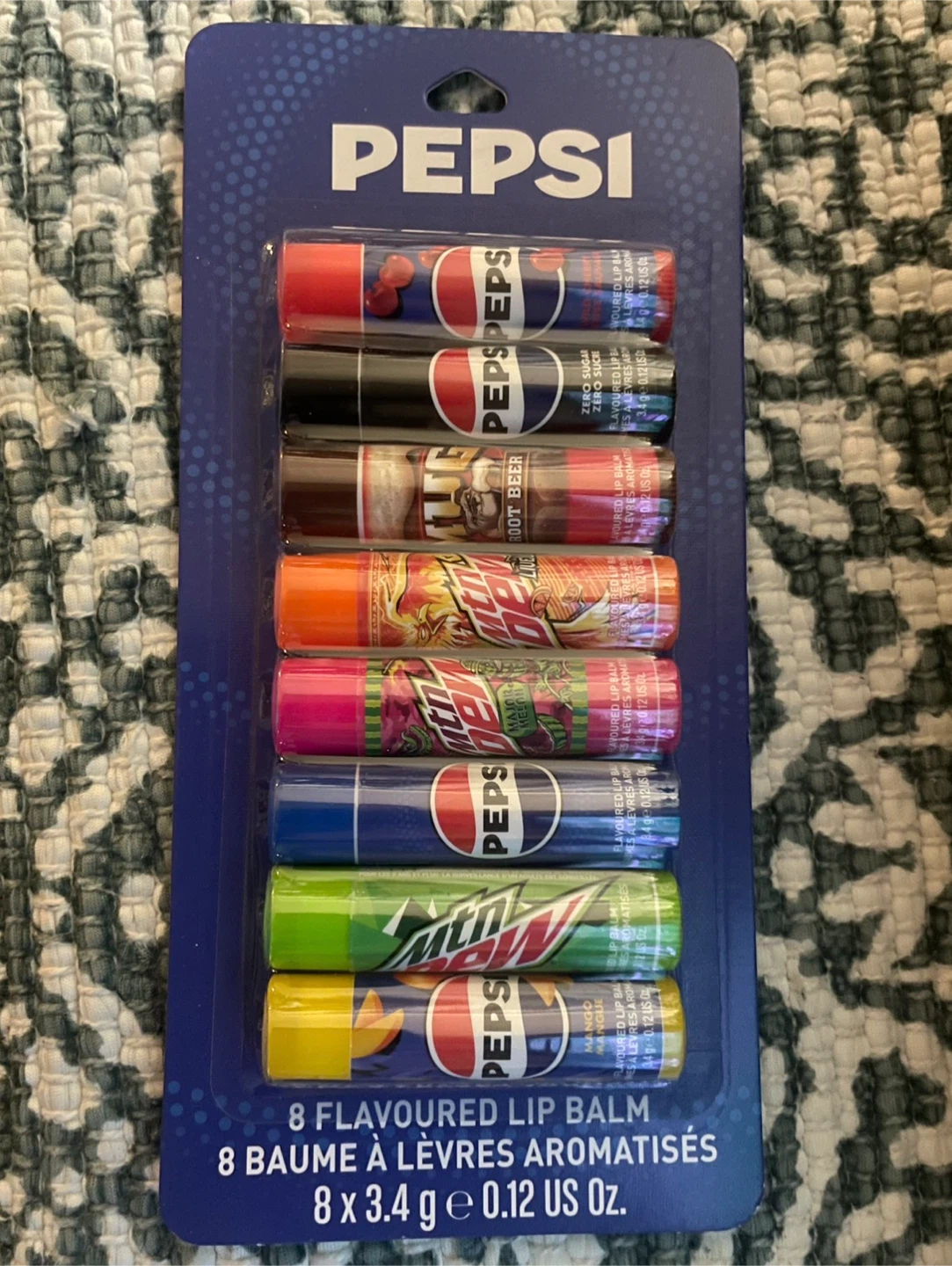New Pepsi Cola Flavoured Lip Balm, 8-Pack