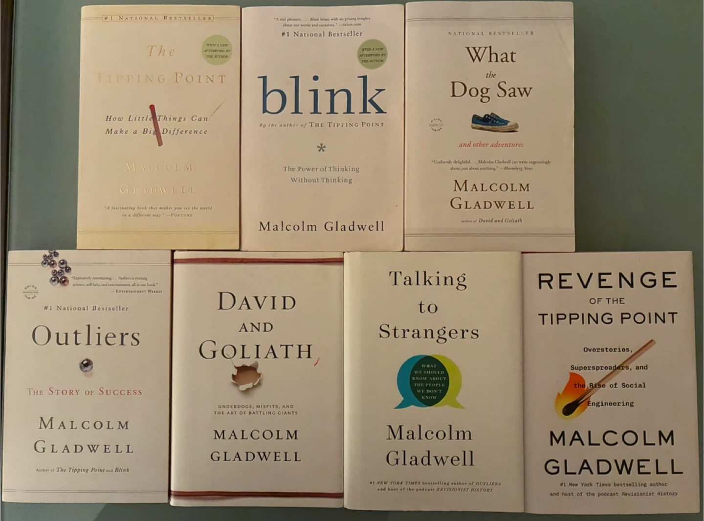 Malcolm Gladwell Books (Lot of 7)