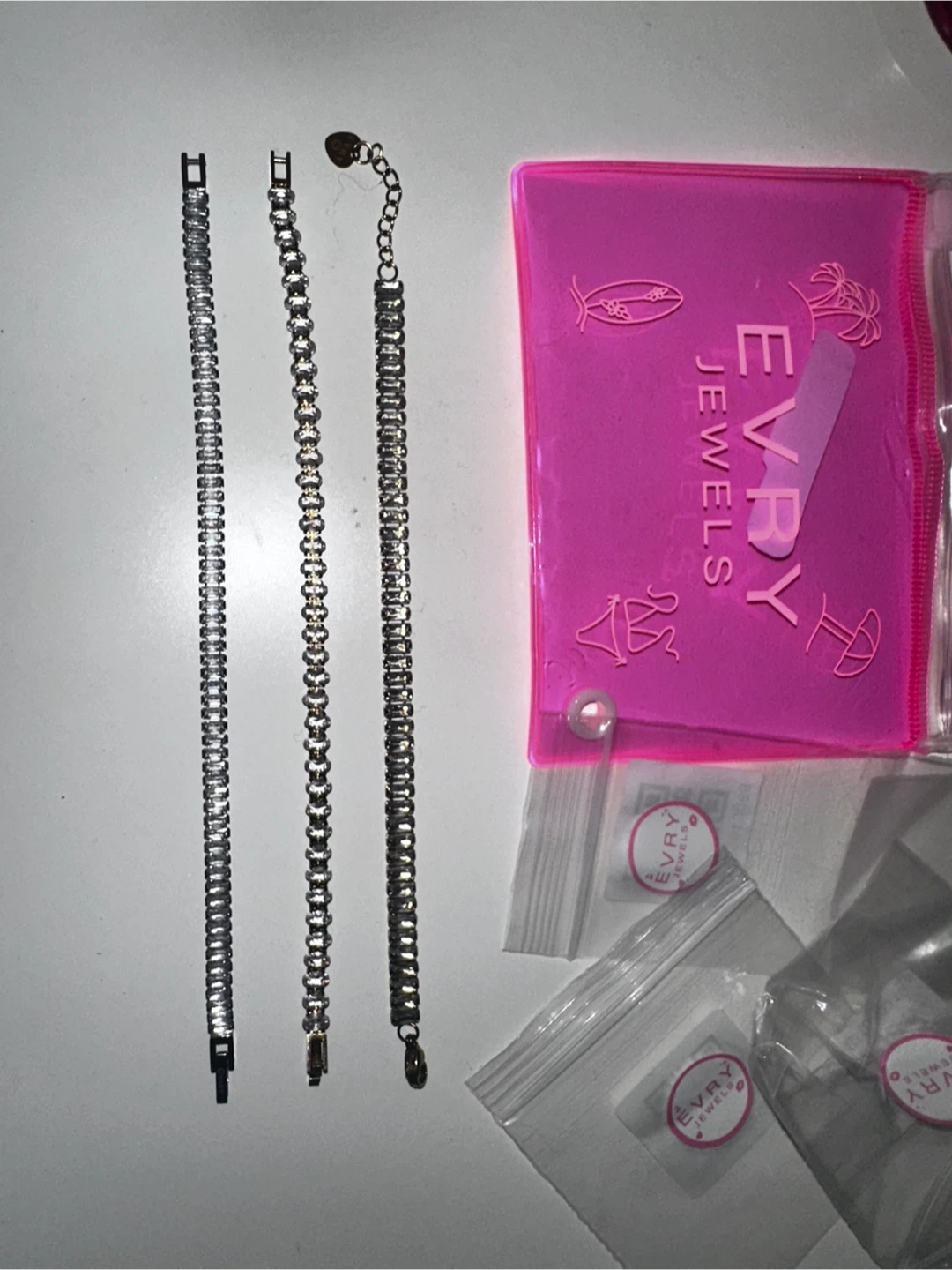 EVRY JEWELS Tennis Bracelets Set