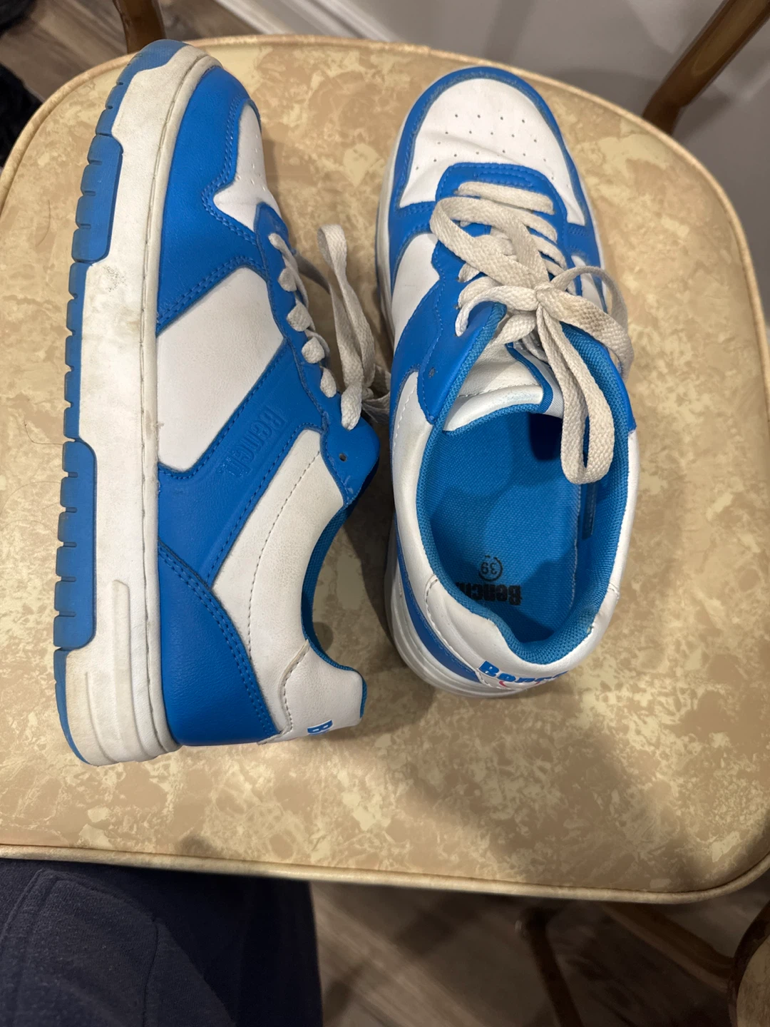 Bench Blue and White Sneakers Size 39