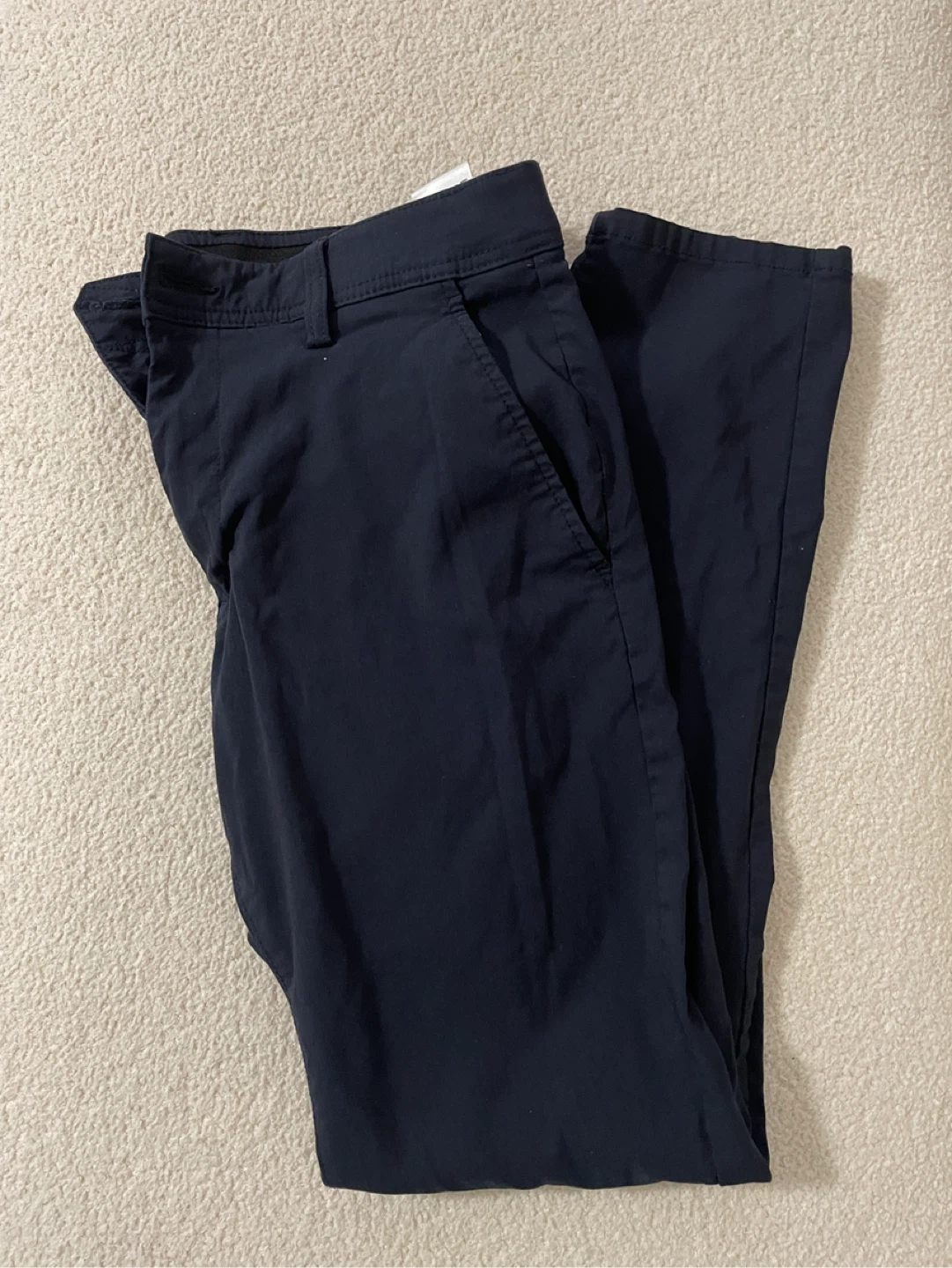 Navy Chinos (size 33)