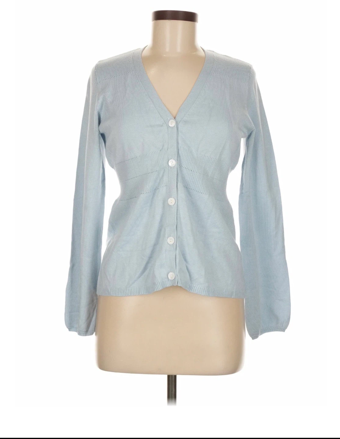Charter Club  Blue Cardigan Sweater