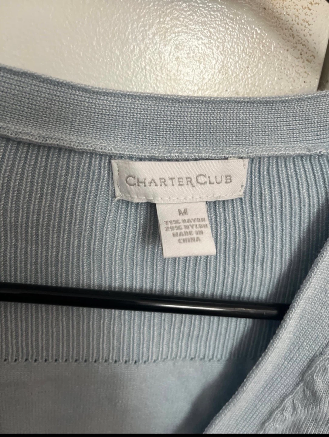 Charter Club  Blue Cardigan Sweater - photo 3