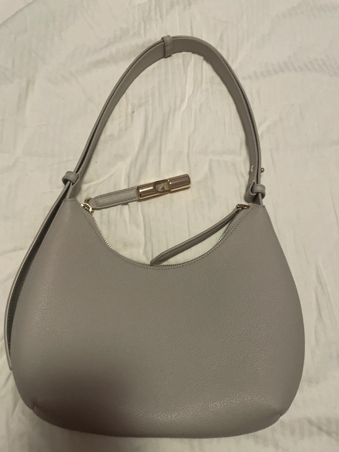 Furla Grey Leather Shoulder Bag - photo 5