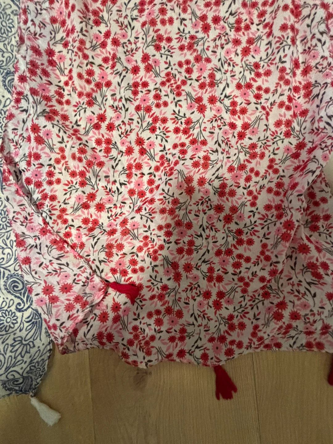 Two Scarves - Blue Paisley and Pink Floral 10$ - photo 2