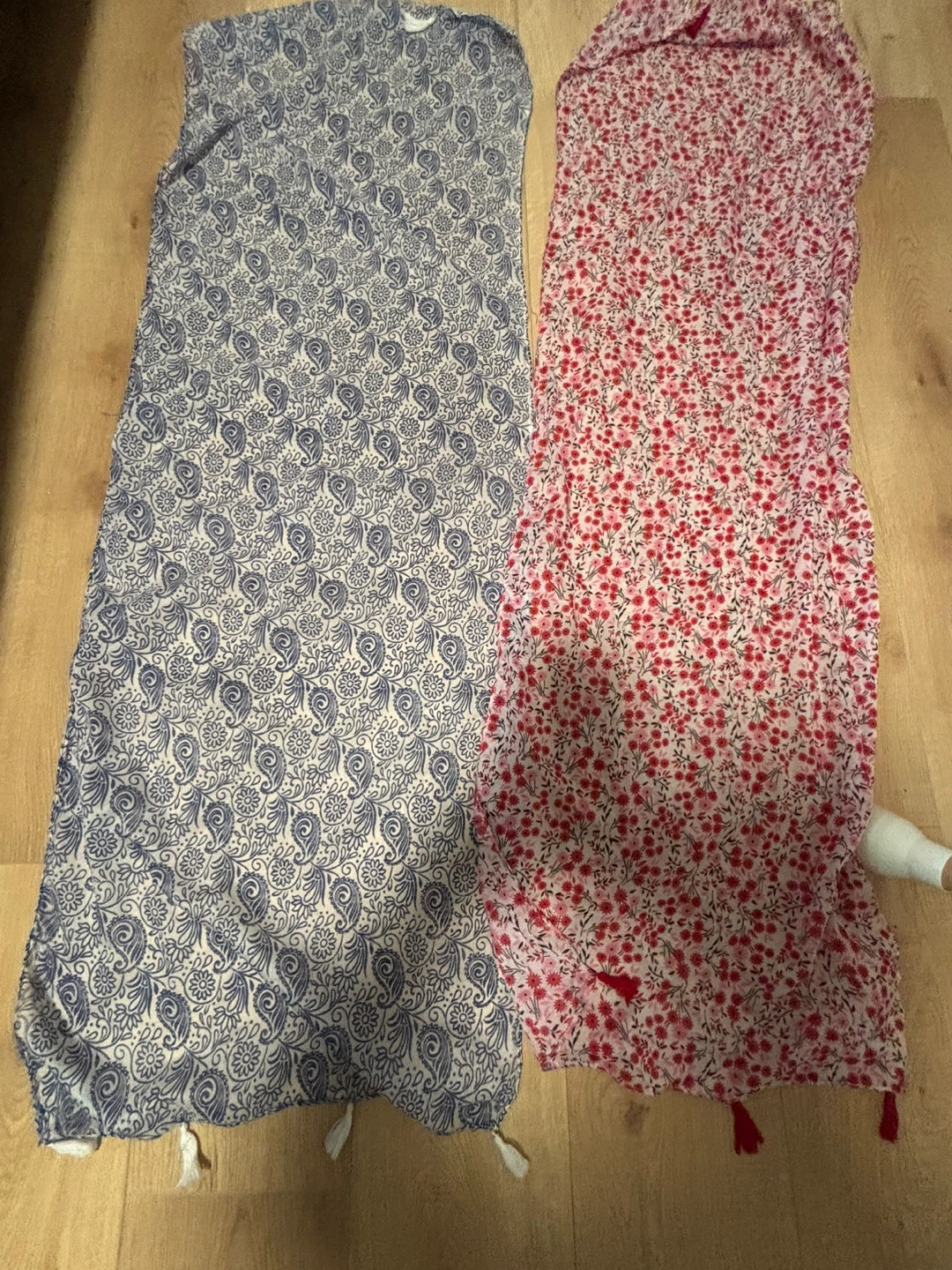 Two Scarves - Blue Paisley and Pink Floral 10$ - photo 4