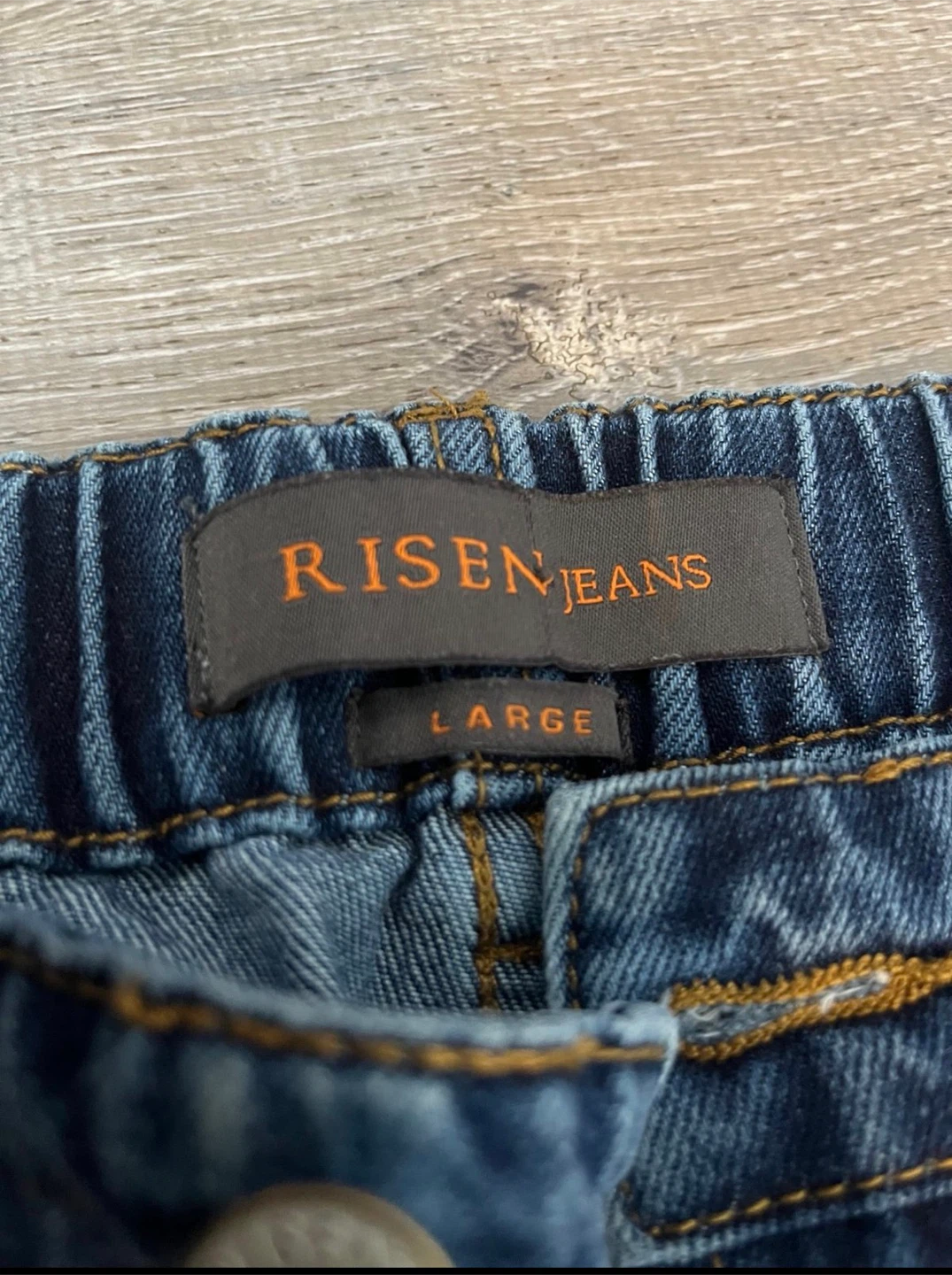 RISEN JEANS Large Blue Denim Pants - photo 2