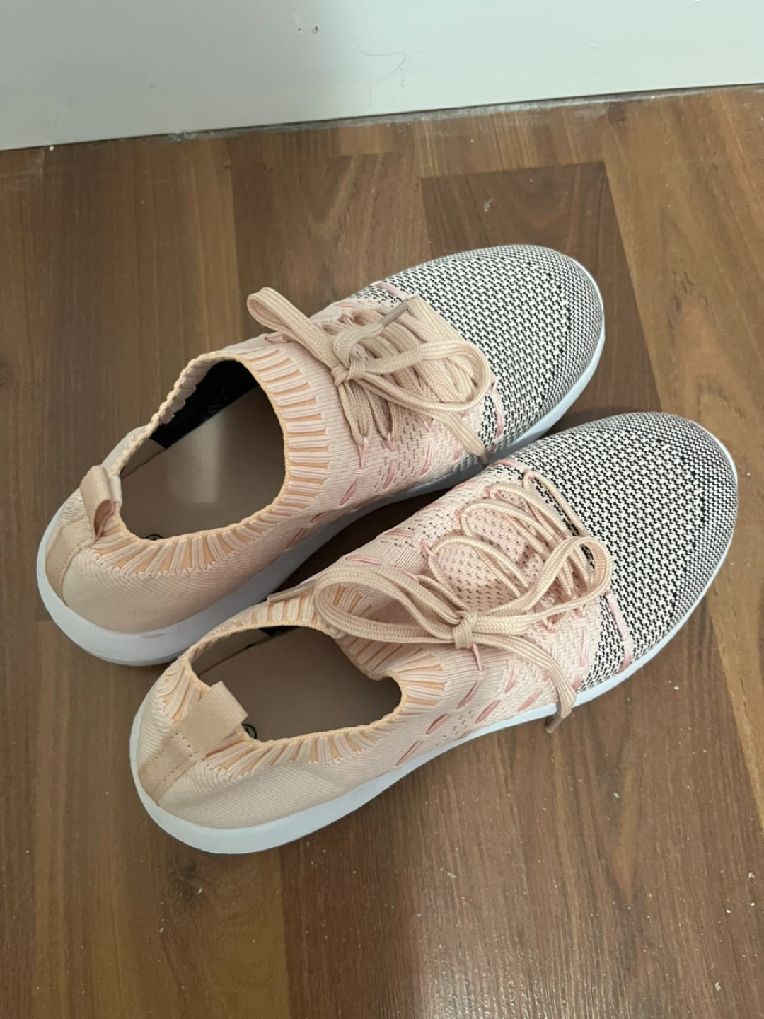 Pink Knit Sneakers Size 7.5 - photo 2