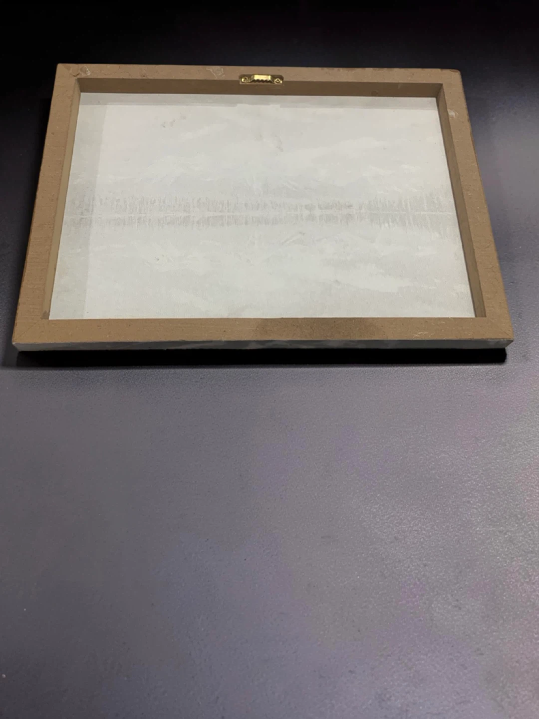 Framed Mountain Landscape Picture - photo 2