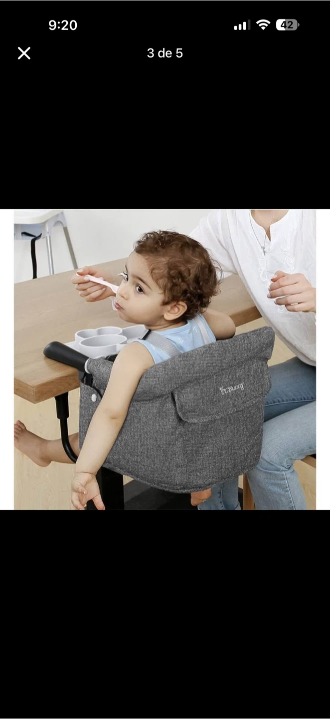 TCBunny Portable Child Table Clamping Chair - photo 2