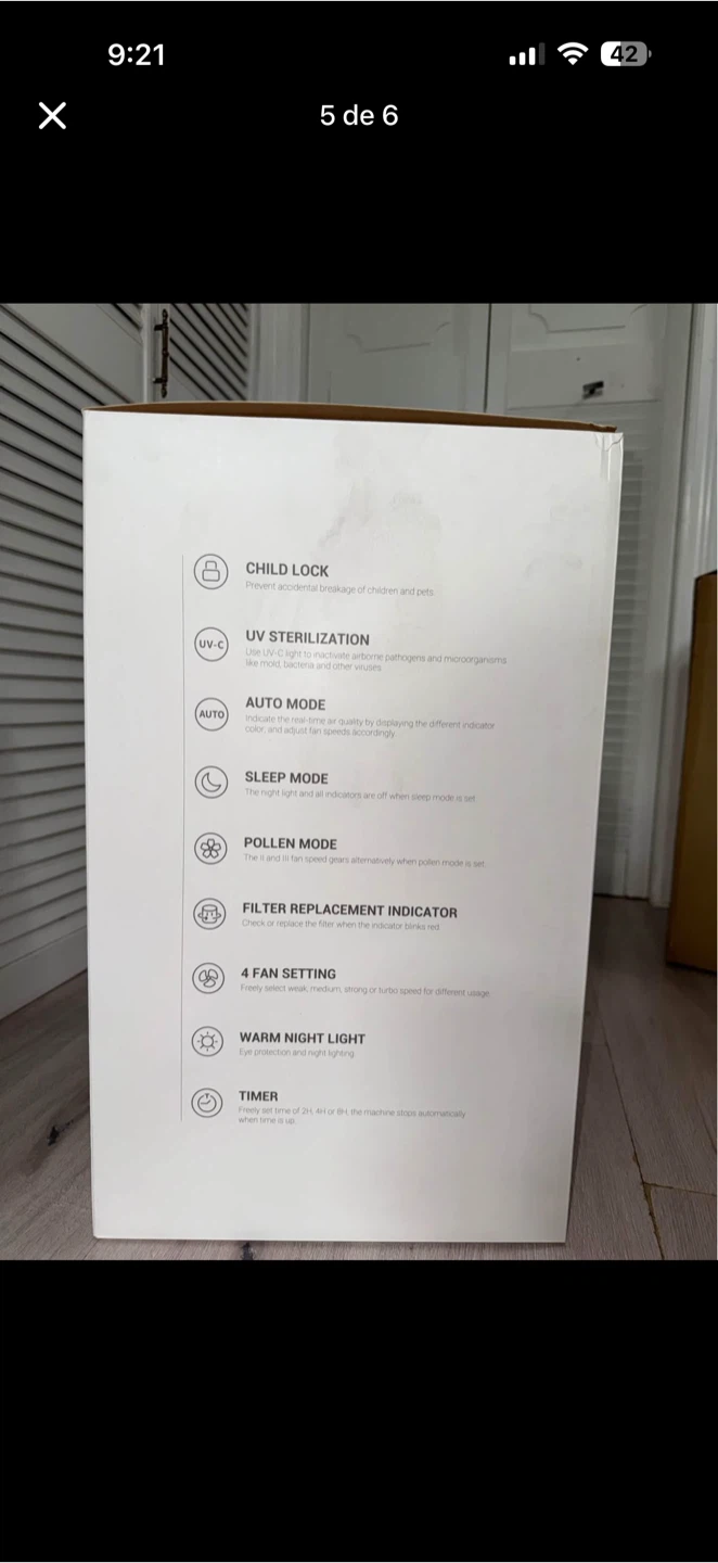 DreamEgg True HEPA Air Purifier TR-8200 - photo 5