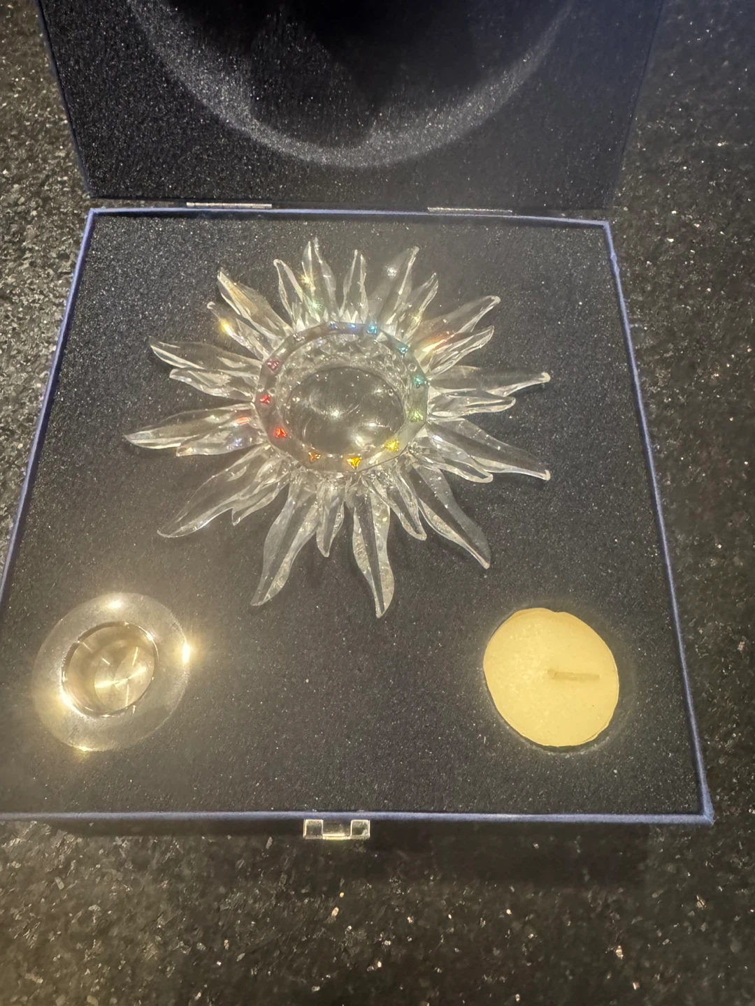 Swarovski Crystal Sun Candle Holder