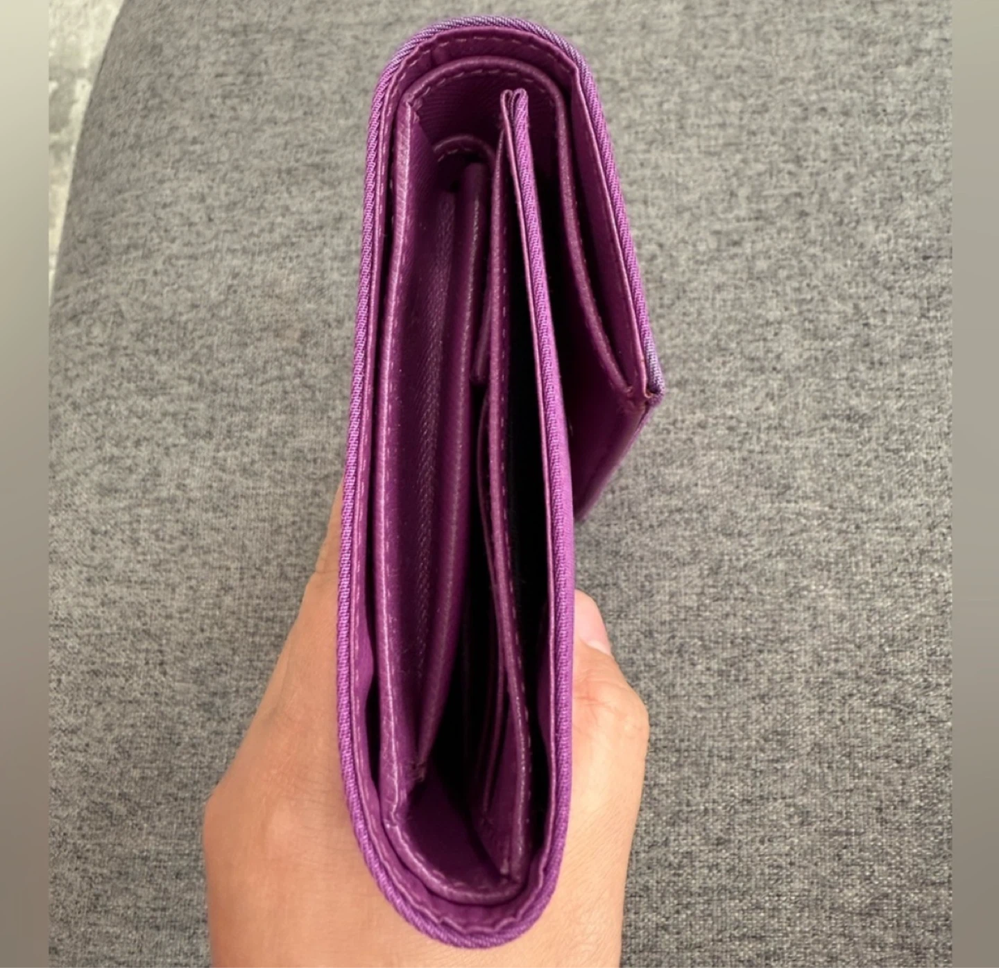 Prada Purple Tessuto  Wallet - photo 4