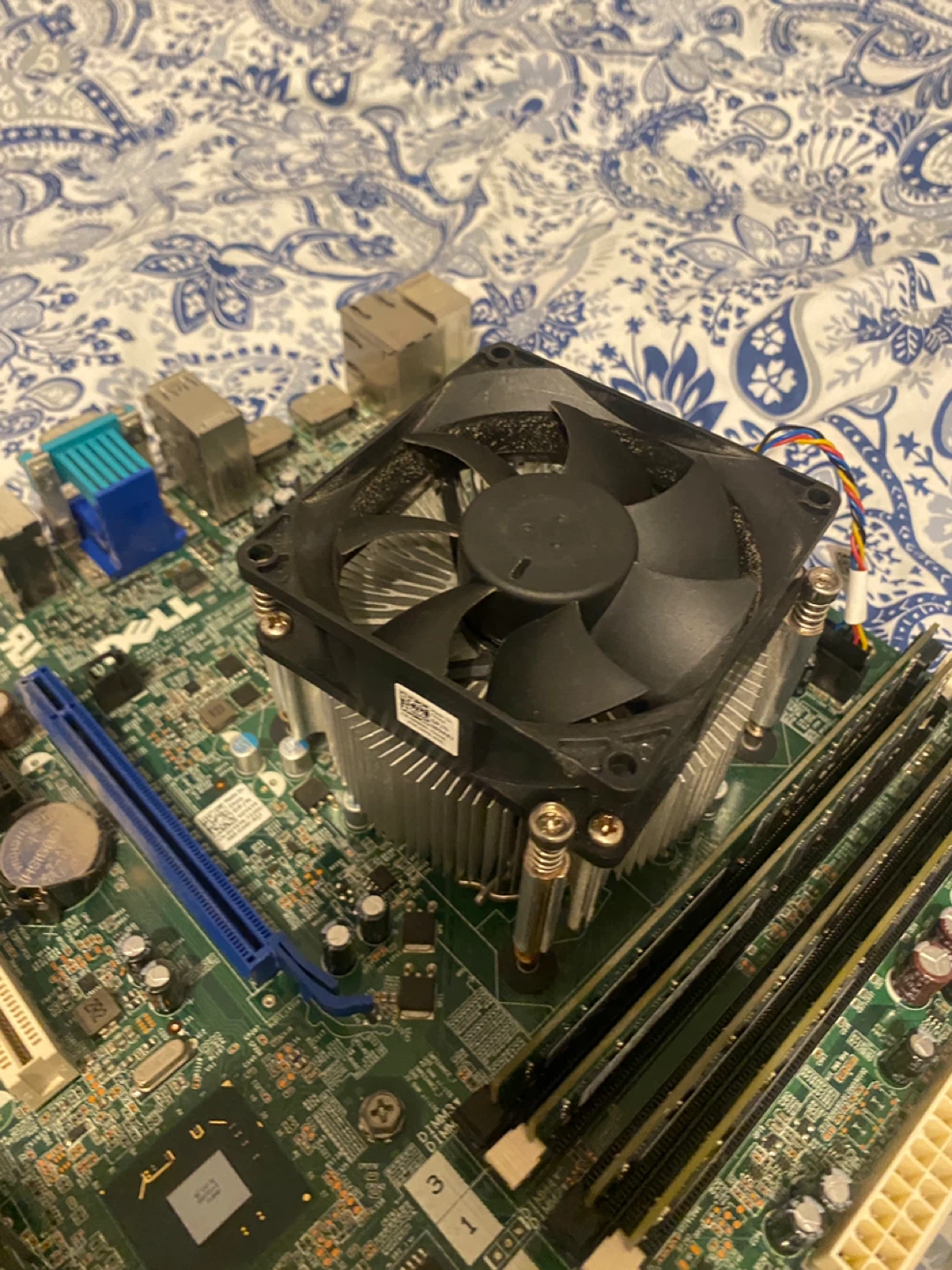 Dell Motherboard with CPU, RAM, cooler. Intel I7 3770k + 16 RAM - photo 4