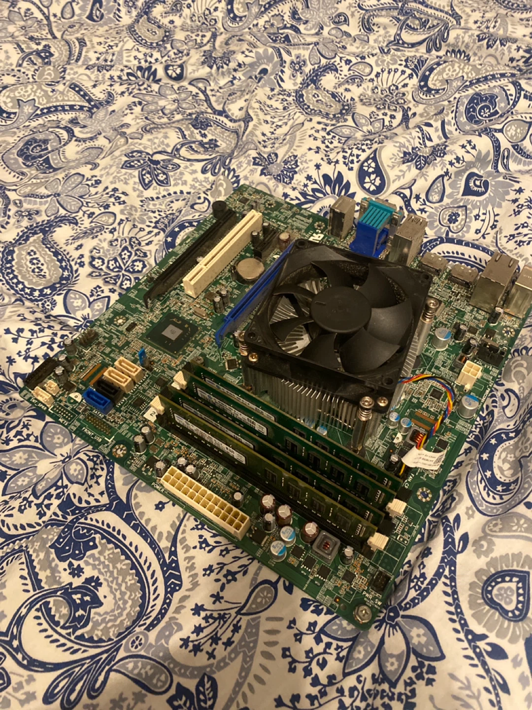 Dell Motherboard with CPU, RAM, cooler. Intel I7 3770k + 16 RAM - photo 2