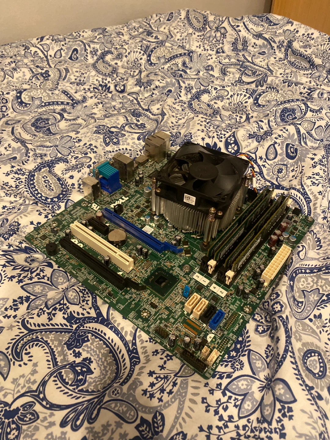Dell Motherboard with CPU, RAM, cooler. Intel I7 3770k + 16 RAM - photo 3
