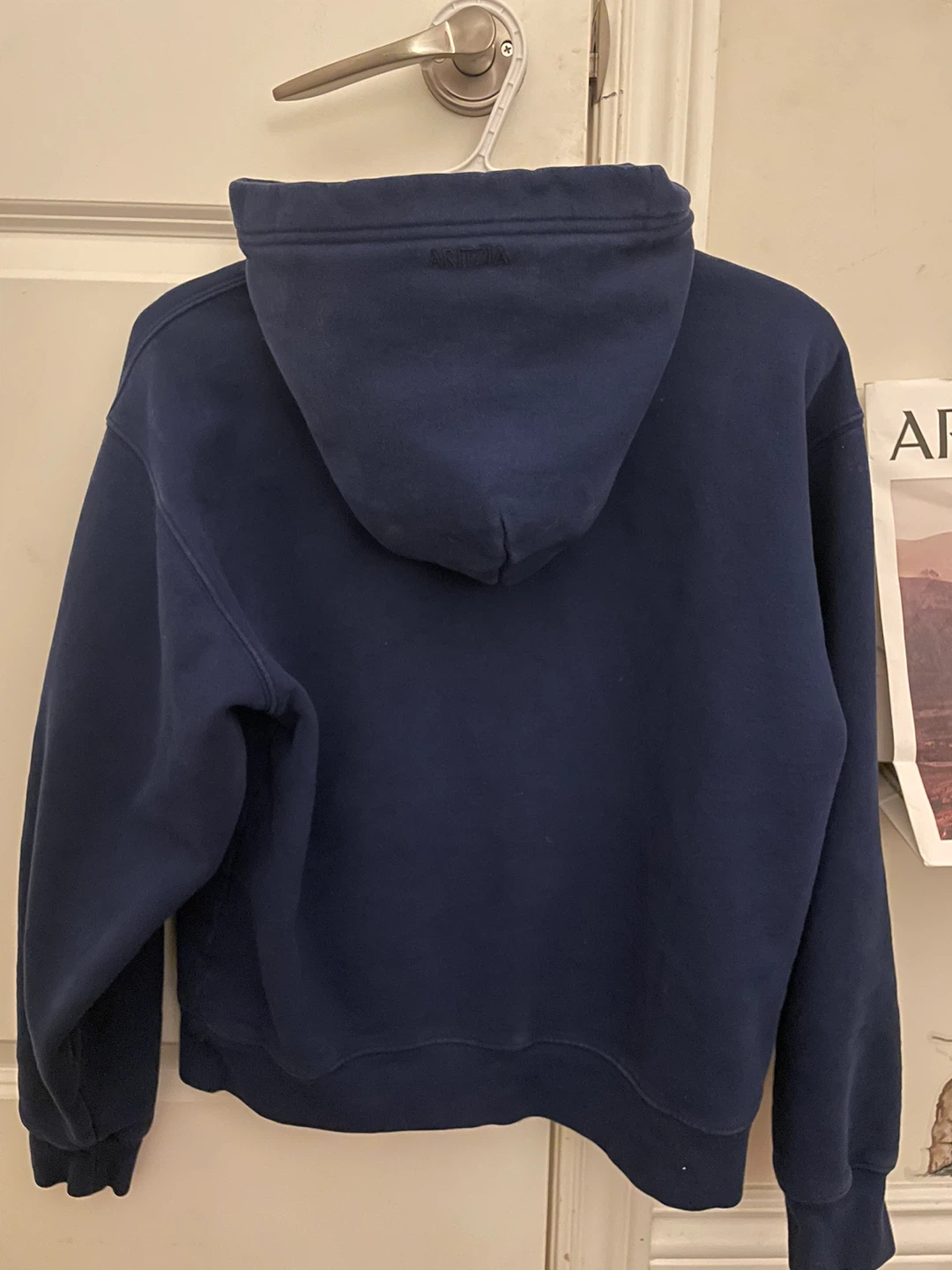 Aritzia Sweatfleece Hoodie - Navy Blue - Size M
