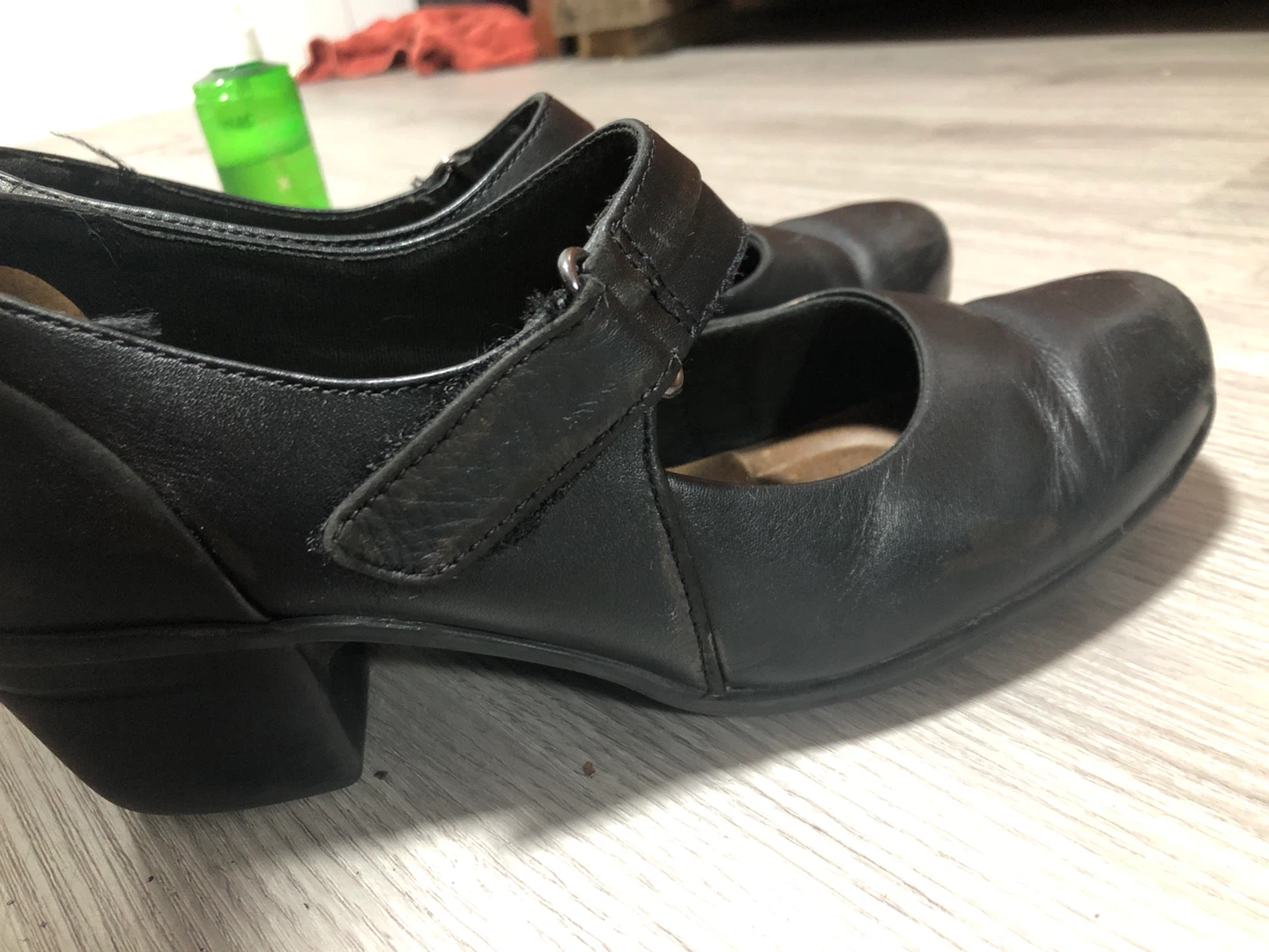 Clarks Black Leather Mary Jane Shoes - photo 3