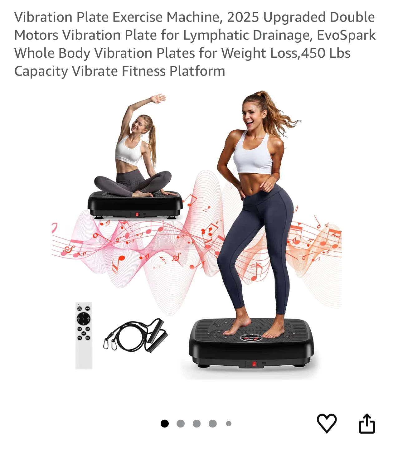 EvoSpark Vibration Plate Exercise Machine