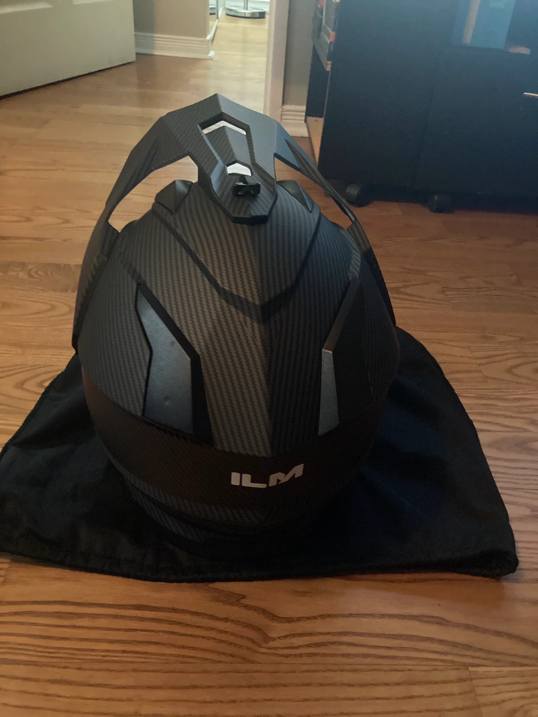 X-Large ILM Motorcycle Helmet with Visor - photo 3