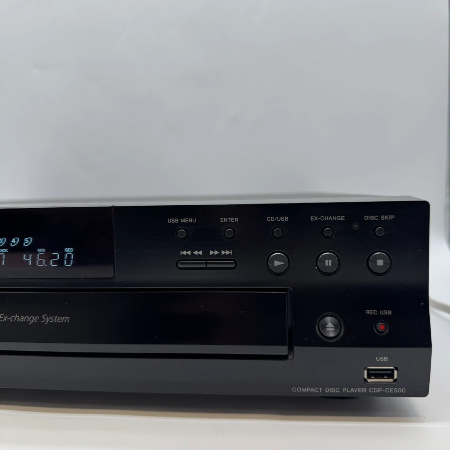 Sony CDP-CE500 5-Disc Player USB Disc Exchange w/ Remote Tested - photo 4