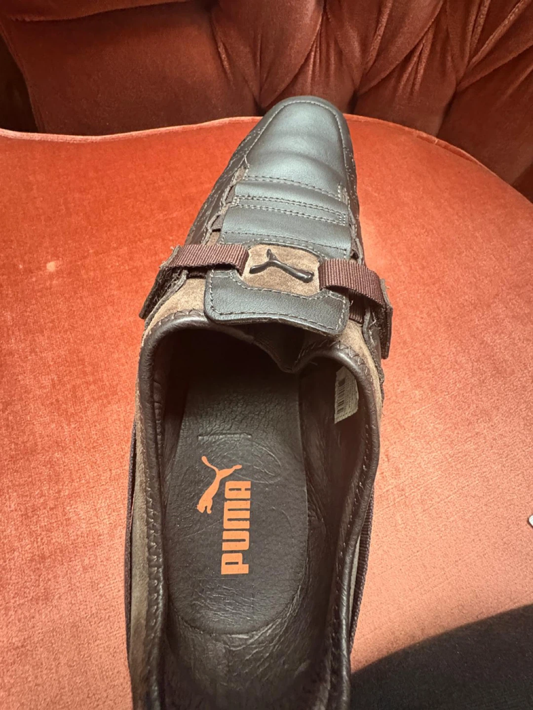 Brown Leather Puma Shoes - photo 2