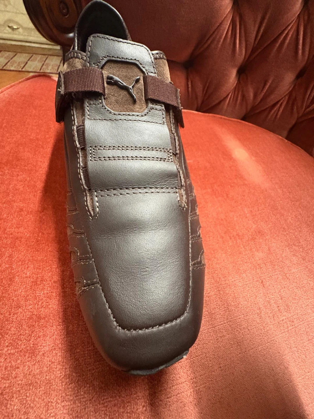 Brown Leather Puma Shoes - photo 3