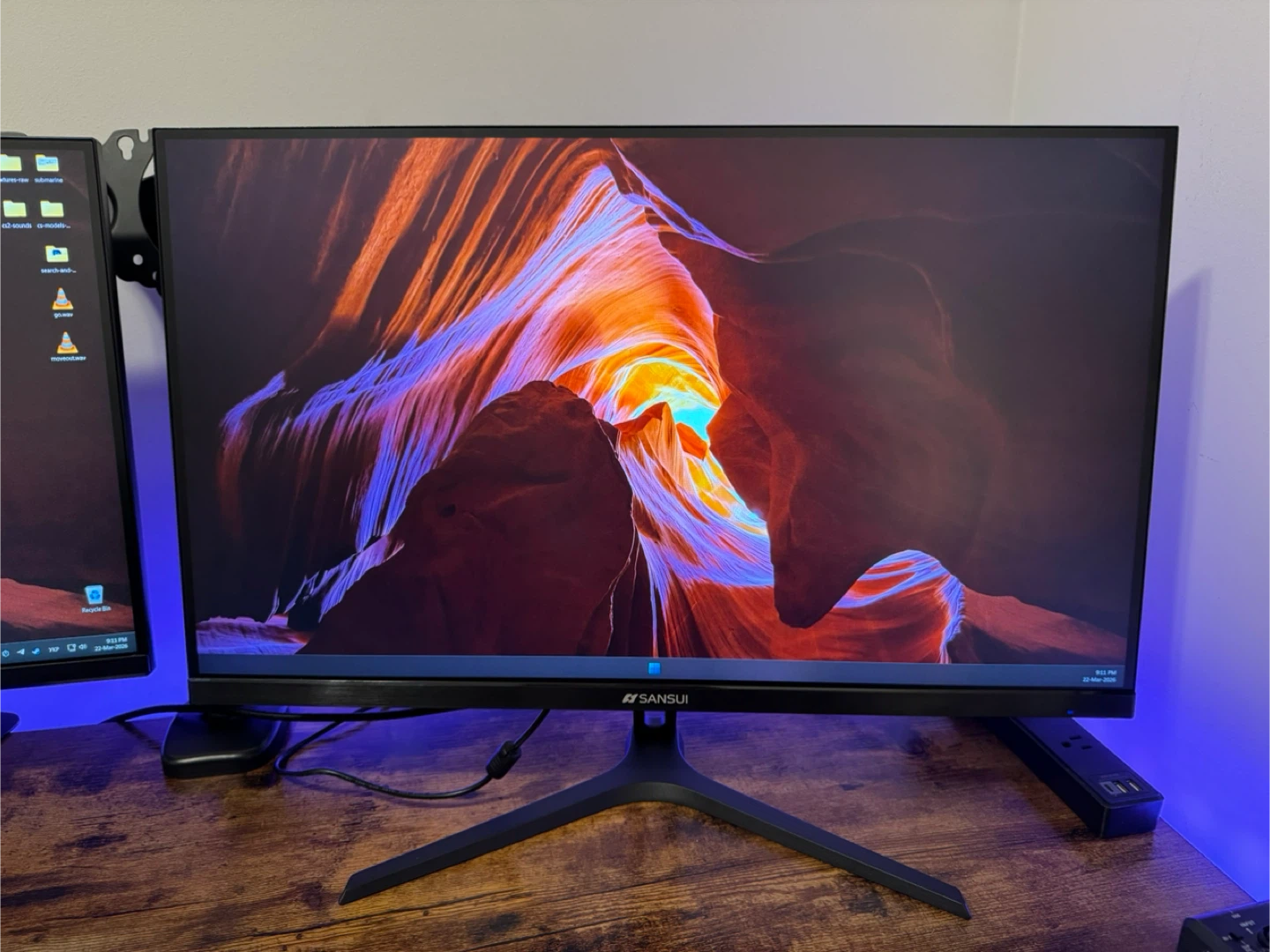 Sansui 27 Inch WQHD 2560x1440p Gaming Monitor 180Hz 1ms Fast IPS