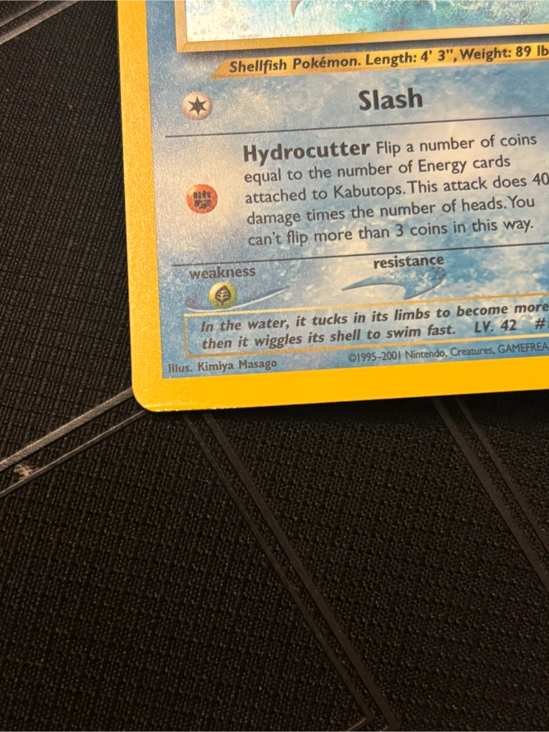 Kabutops Pokémon Card - photo 2