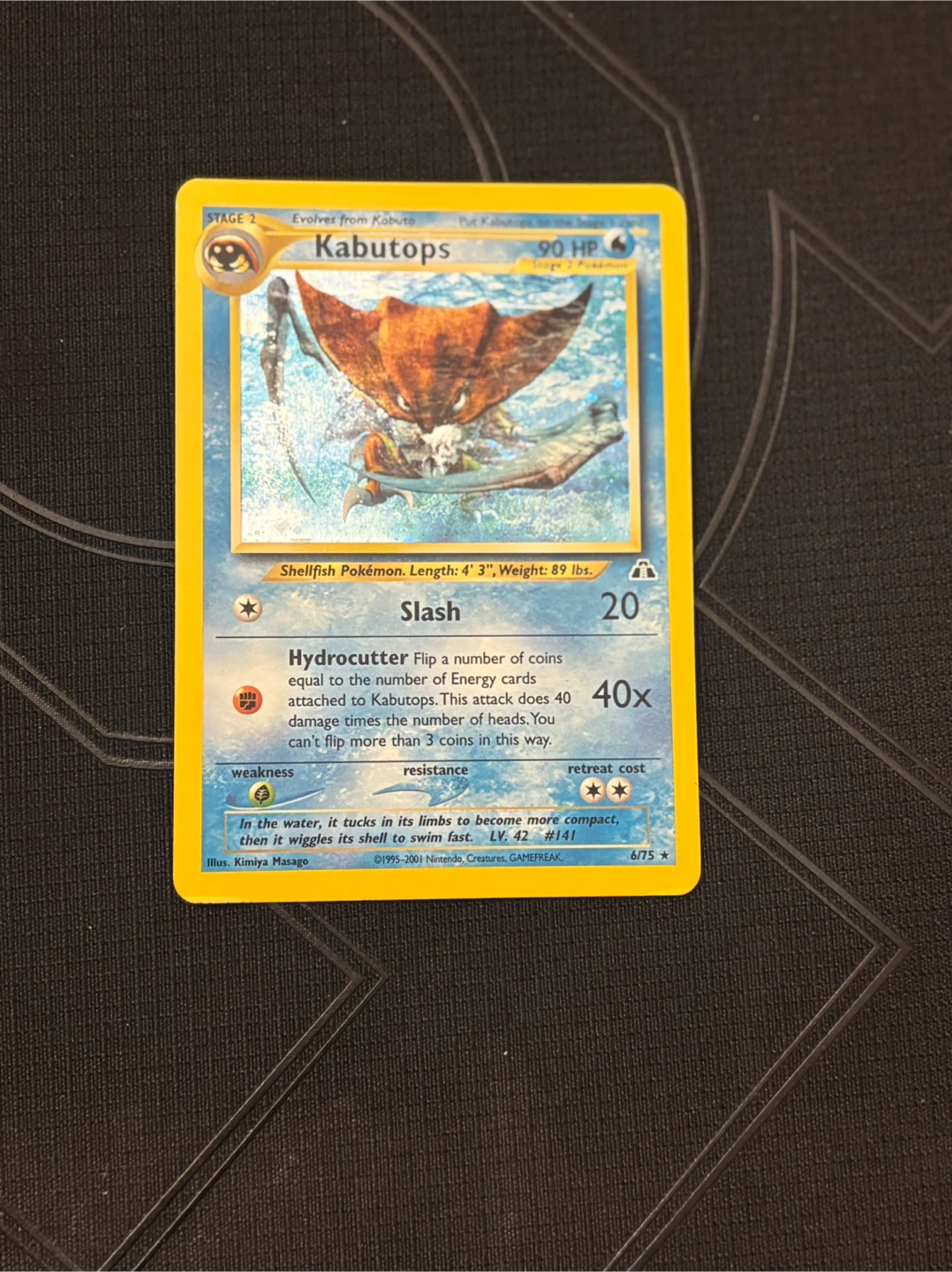 Kabutops Pokémon Card