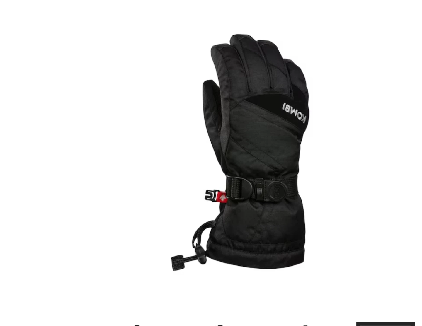 Kombi Black Ski Gloves