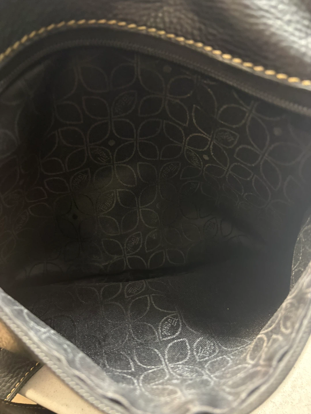 Fossil Black Leather Crossbody Bag - photo 5