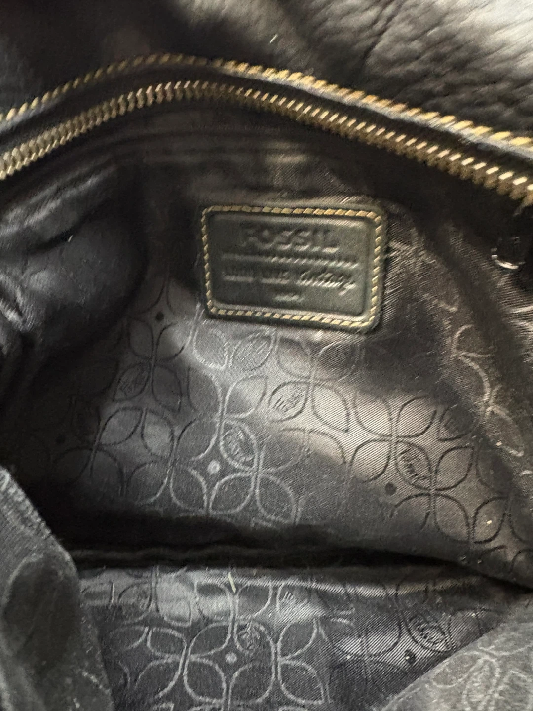Fossil Black Leather Crossbody Bag - photo 4