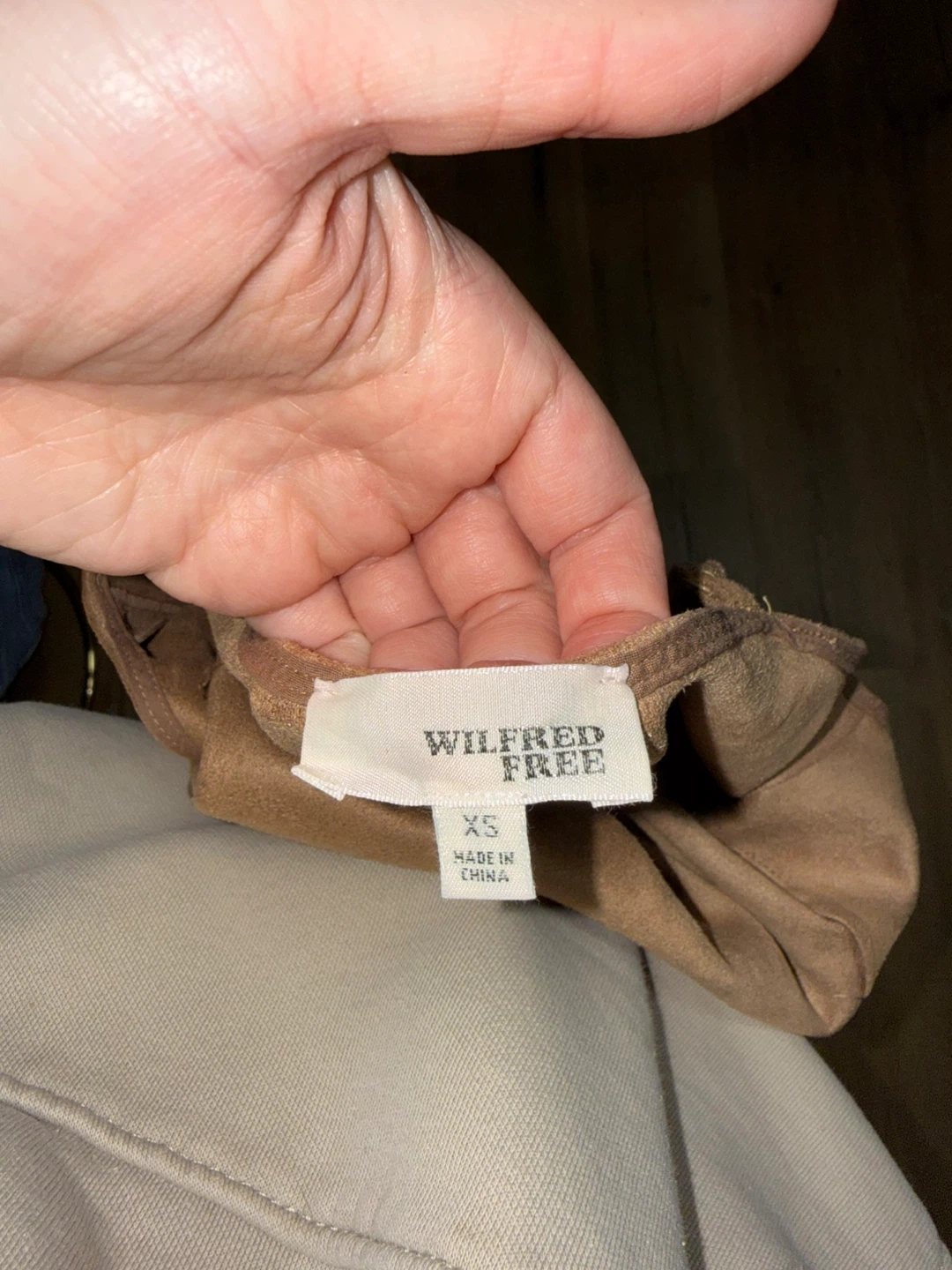 Wilfred Free Brown Suede Slip Dress - XS - photo 4
