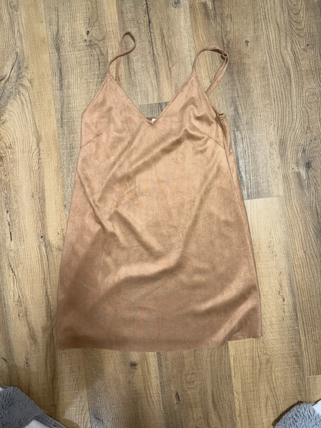Wilfred Free Brown Suede Slip Dress - XS