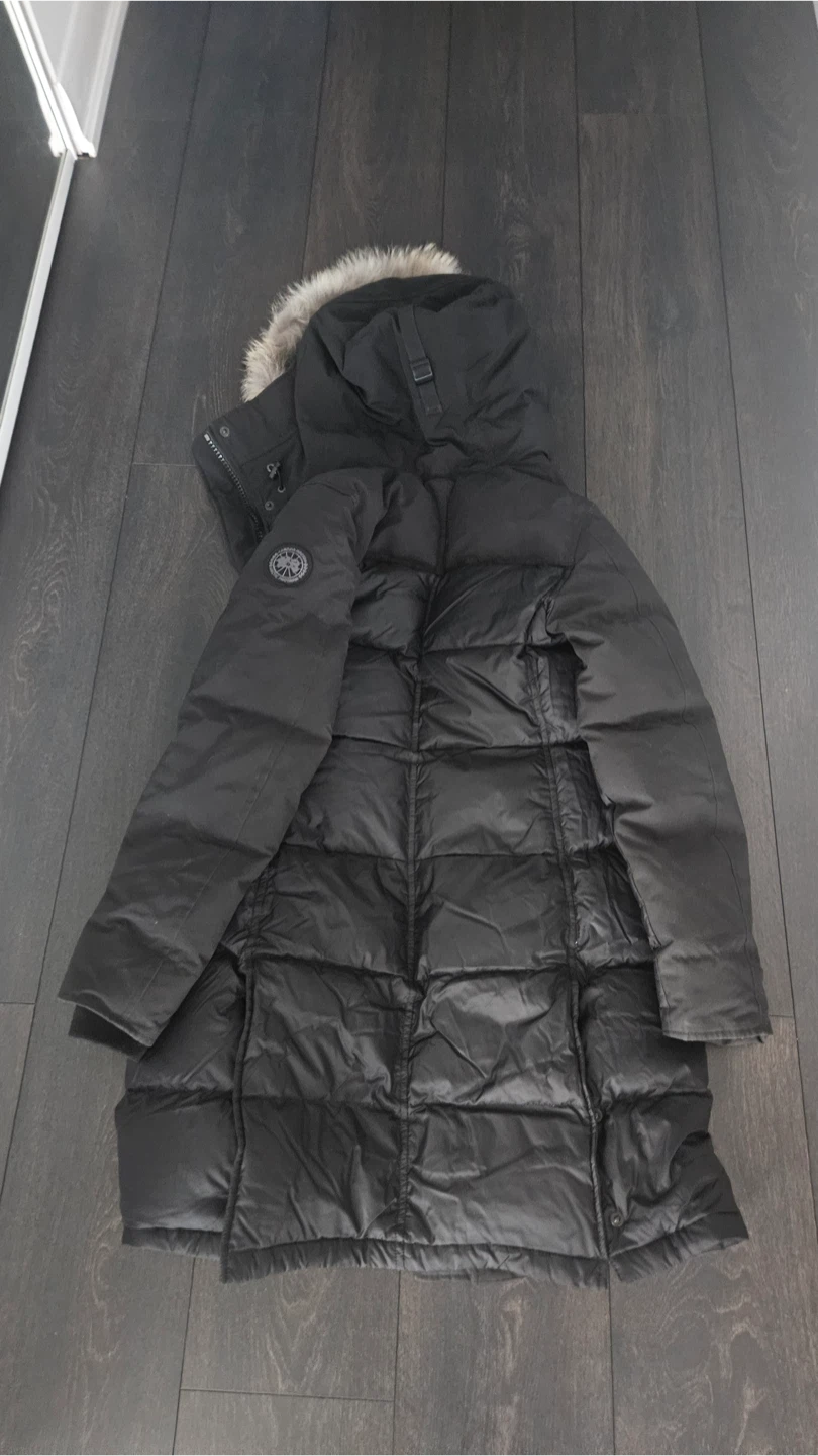 Canada Goose Black Down Parka with Fur Hood - photo 2