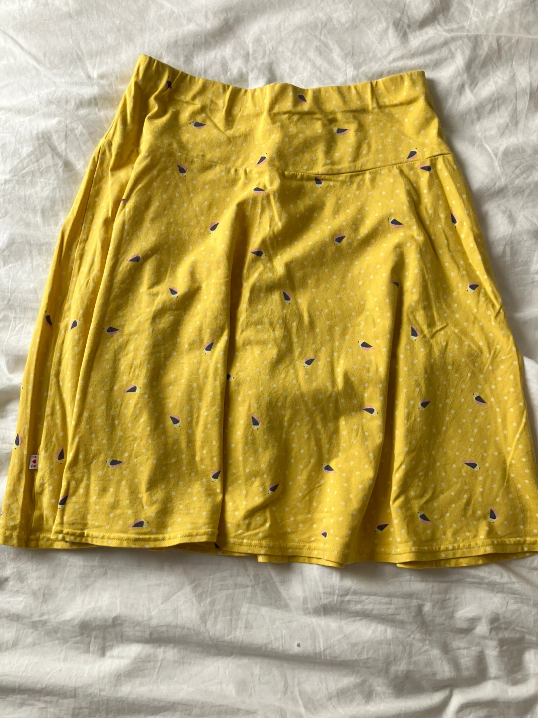Yellow Patterned Women's Skirt - photo 4