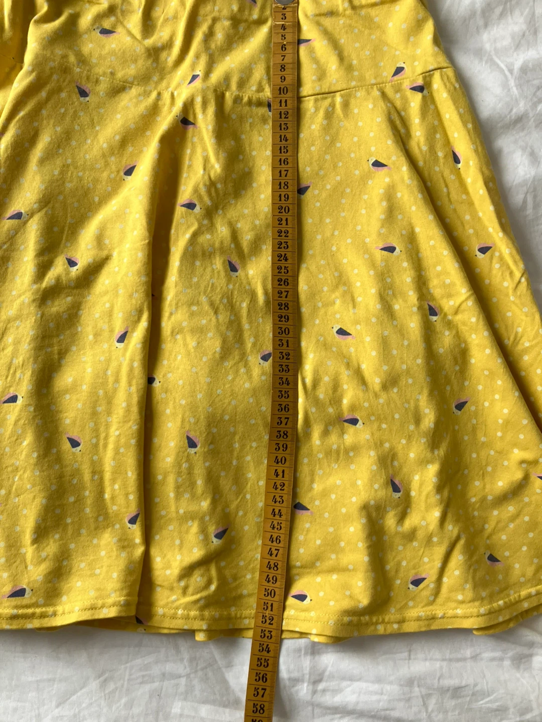 Yellow Patterned Women's Skirt - photo 5
