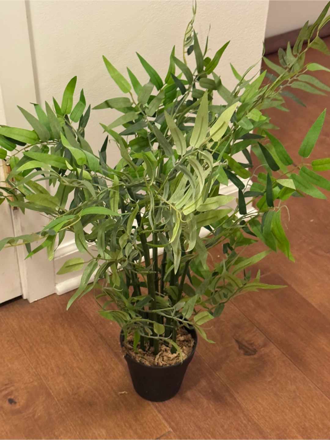 Artificial Bamboo Plant in Black Pot - photo 2