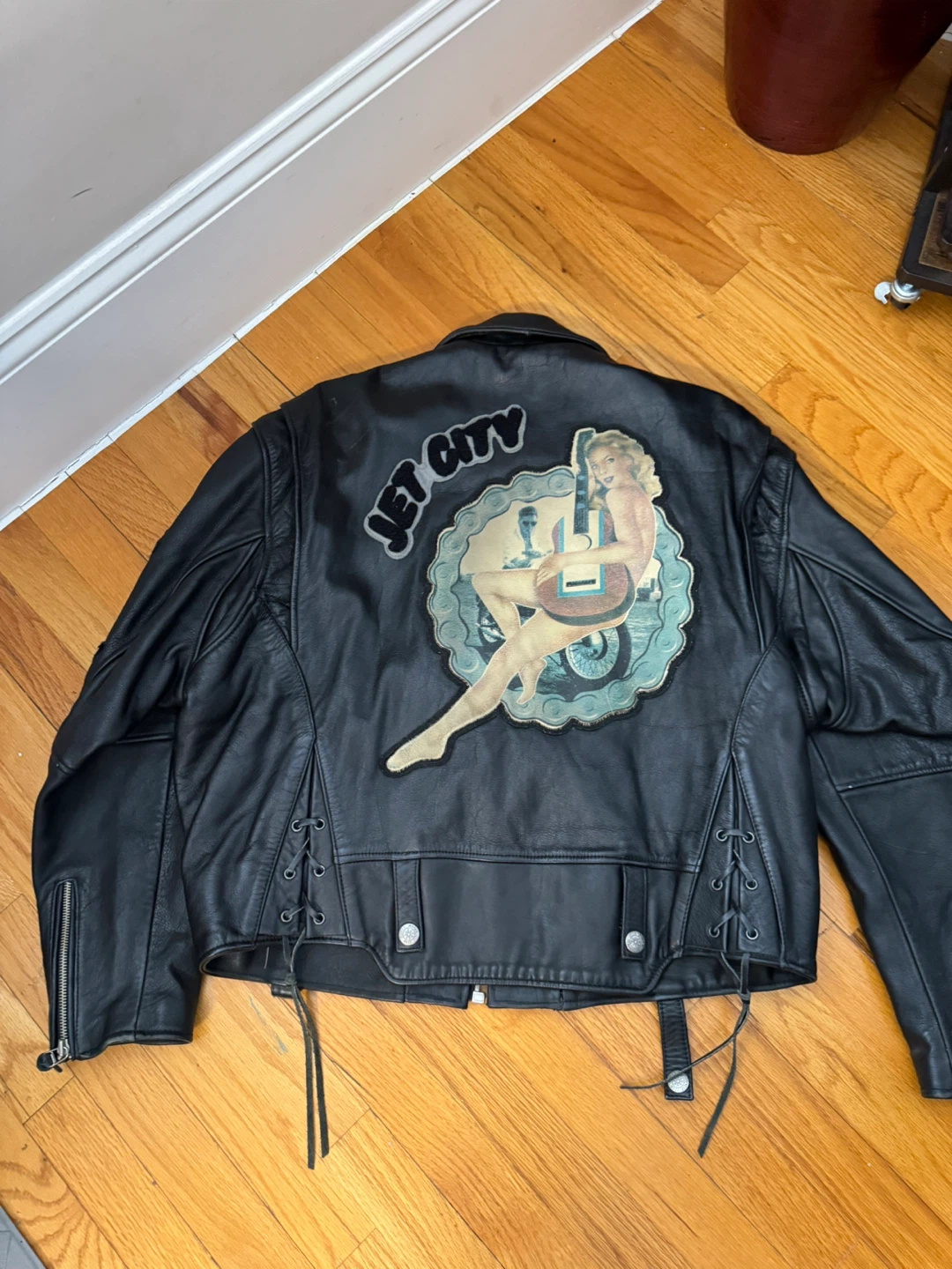 AVIREX Leather Motorcycle Jacket - photo 2
