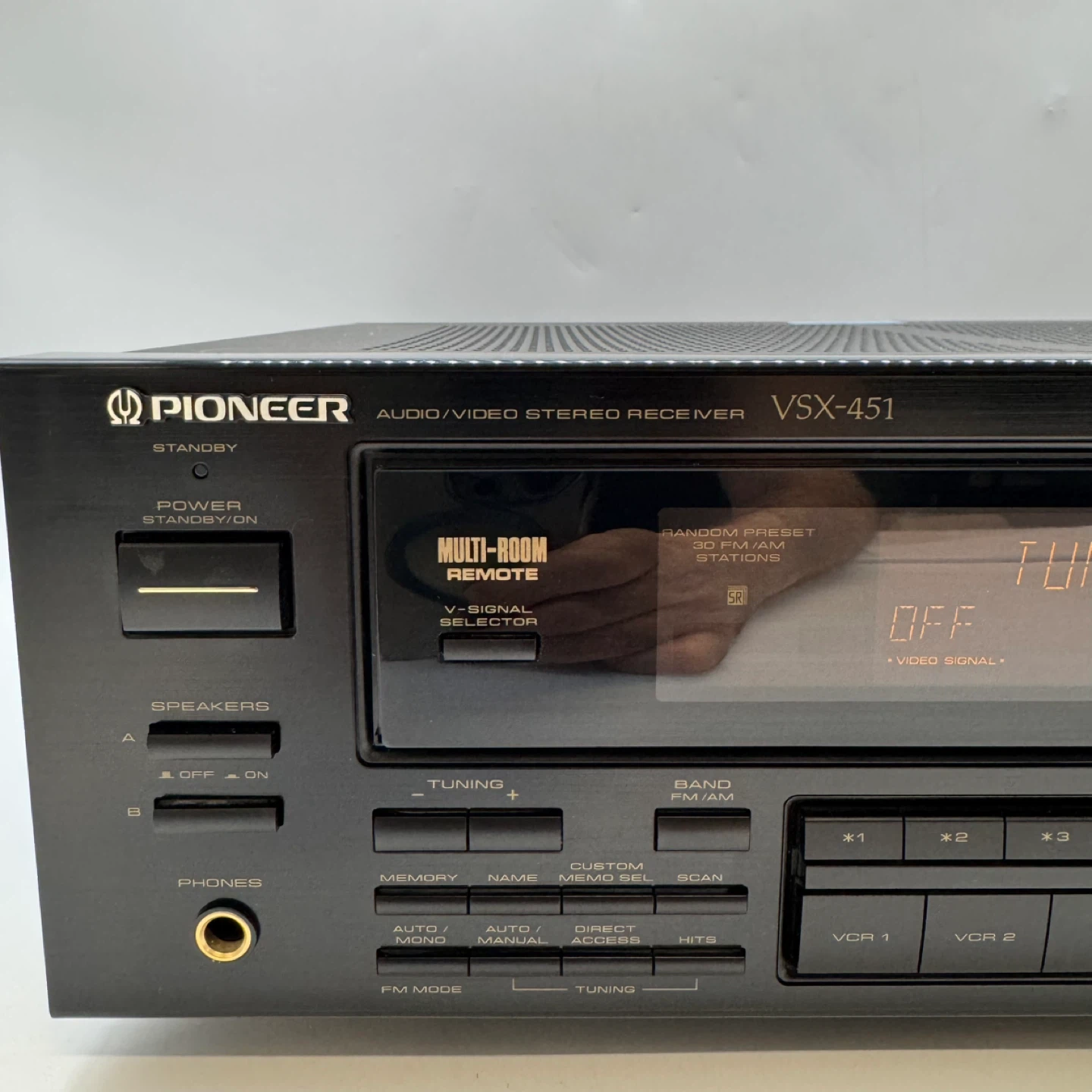 Pioneer VSX-451 Dolby ProLogic Stereo Receiver w/  RemoteWORKS - photo 2